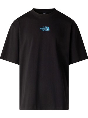The North Face M Lıquıd Logo Oversıze Short Sleeve Tee- Erkek Tişört NF0A8G9UJK31