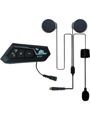 Renas Store Intercom Bluetooth Kask Kulaklık Motosiklet Kulaklık 5.0 Bluetooth