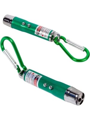 Renas Store 3ın1 Kırmızı Laser Point El Feneri