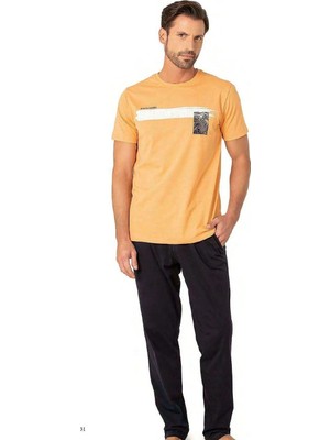 Pierre Cardin 6077 Erkek Penye Pijama 25Y