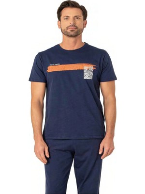 Pierre Cardin 6077 Erkek Penye Pijama 25Y