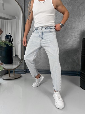 Modefendicom Boyfriend Kalıp Yüksek Kalite Kot Pantolon