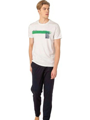 Pierre Cardin 6077 Penye Kısakol Pijama Takım