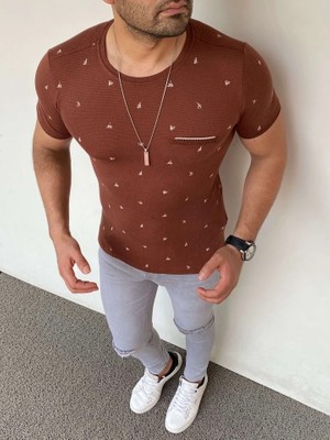 Modefendicom Slim Fit Triko Tshırt