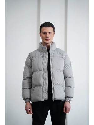 Modefendicom Yüksek Kalite Oversize Elyaf Yapılı Kadife Mont