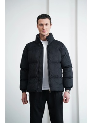 Modefendicom Yüksek Kalite Oversize Elyaf Yapılı Kadife Mont