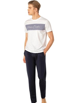 Pierre Cardin Yazılı Erkek Pijama Takım