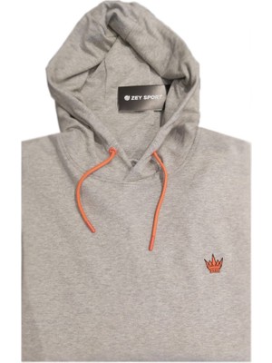 Zey/plus Erkek 2 Iplik Hoodie Sweat - A0016