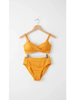 Pierre Cardin Bonie Dolgulu Straplez Yüksek Bel Bikini Takım