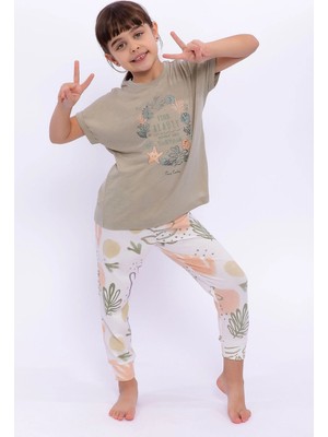 Pierre Cardin Find Beauty Kahverengi Kız Çocuk Pijama Takımı