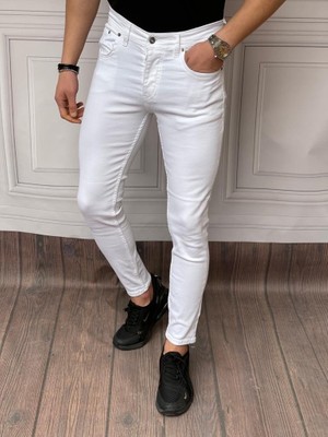 Modefendicom Skinyfit Yüksek Kalite Likralı  Kot Pantolon