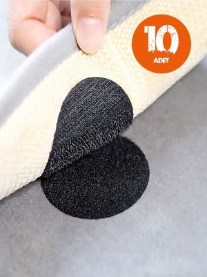 Duffa 10'lu Cırt Cırt Halı Kilim Koltuk Örtü Sabitleyici Kaydırmaz Cırt Yıkanır Kendinden Yapışkanlı Cırt
