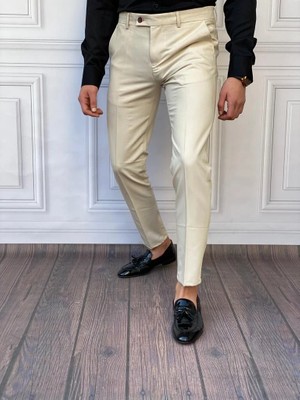 Modefendicom Slim Fit Italyan Kesim Kumaş Pantolon