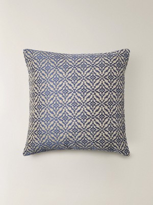 Minihol Lorent Mavi Kırlent Kılıfı (45 x 45 Cm)