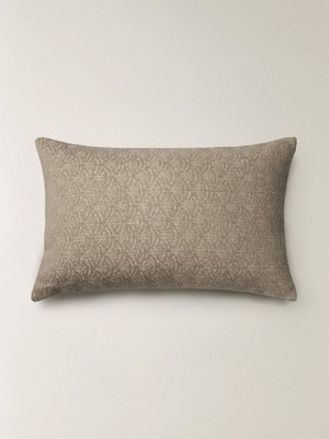 Minihol Vena Dikdörtgen Açık Kahve Kırlent Kılıfı (35 x 55 Cm)