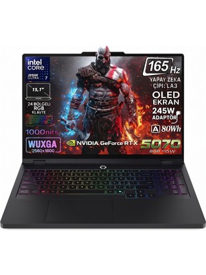 Lenovo Legion 5 15IAX10 Intel Core Ultra 7 255HX 20-Gbddr5 2 Tbssd Rtx 5070 8GB(115W) 15.1" Wqxga (2560X1600) OLED 165Hz  Windows 11 Home 83F0008BTRAT26