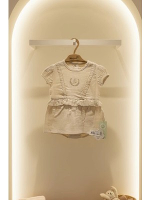 Biorganic Feelıng Dress Ekru Beıge 76065