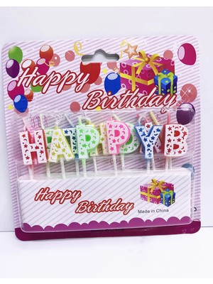 Popüler Sepet Happy Birthday Renkli Mum