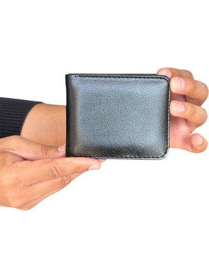 Tisaati Premium Serisi Lüks Deri Özel Tasarım Yatay Klasik Erkek Cüzdanı