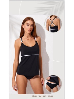 Pierre Cardin Aksesuarlı Yuvarlak Yaka Tankini 241500
