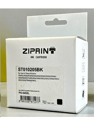 Ziprint Canon Pixma MG3053 PG-545XL Siyah Yüksek Kapasite Ithal Muadil Kartuş 500 Sayfa