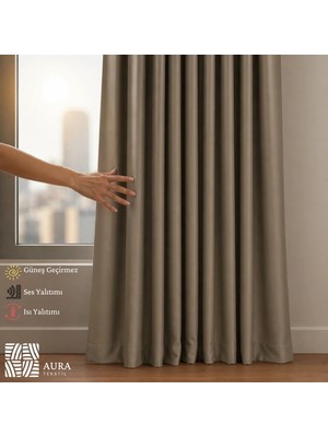 Fluiana Vizonblackout Perde| Işık Geçirmez Perde |karartma Perde | Güneşlik Perde | Güneş Geçirmez Perde