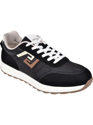 Voyager Canvas Kumaş Yazlık Erkek Spor Ayakkabı Sneaker VOY-144   Siyah
