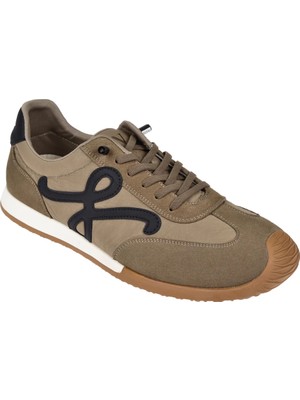 Voyager Lastik Bağcıklı Erkek Spor Ayakkabı Sneaker VOY-472   Camel