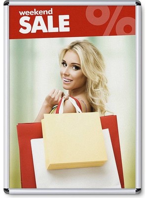 Arte Display A1 Alüminyum Çerçeve Rondo Köşe 10LU Paket