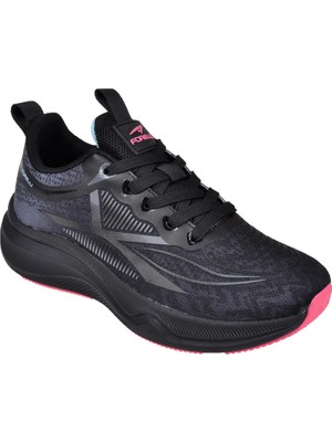 Forelli Hafif Taban Kadın Spor Ayakkabı Sneaker For-Fortelaz   Siyah