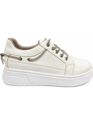 papucumun dünyası Kadın Bağcıklı Sneaker Ayakkabı