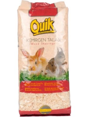 Quik 15 lt Kemirgen Talaşı Ahşap Malzeme ile Koku Kontrolü Sağlayan Doğal Altlık
