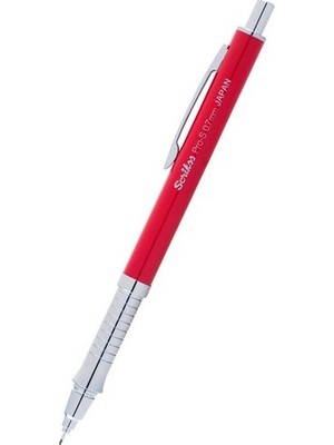 Scrikss Versatil Kalem Pro-S 0.7 mm Kırmızı Paslanmaz Çelik Gövde ile Uzun Ömürlü Kalem