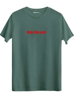 betterthanco Main Character Baskılı Bisiklet Yaka Regular T-Shirt