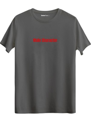 betterthanco Main Character Baskılı Bisiklet Yaka Regular T-Shirt