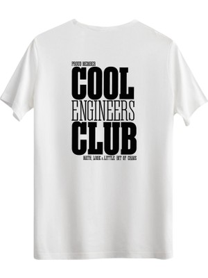 betterthanco Cool Engineers Club Baskılı Bisiklet Yaka Regular T-Shirt