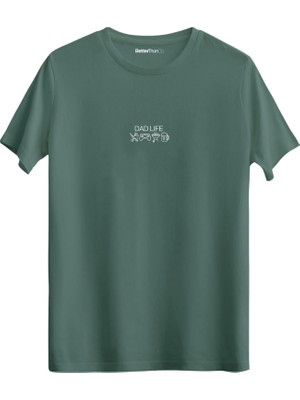 betterthanco Dad Life Baskılı Bisiklet Yaka Regular T-Shirt