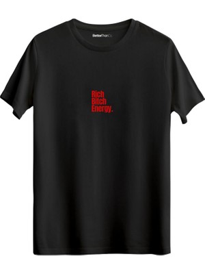 betterthanco Energy Baskılı Bisiklet Yaka Regular T-Shirt