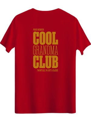 betterthanco Cool Grandma Club Baskılı Bisiklet Yaka Oversize T-Shirt
