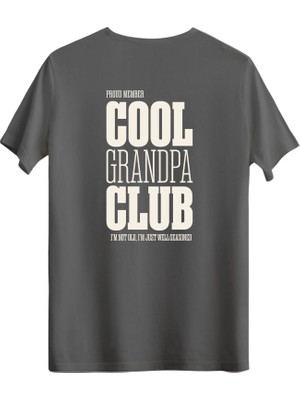 betterthanco Cool Grandpa Club Baskılı Bisiklet Yaka Regular T-Shirt