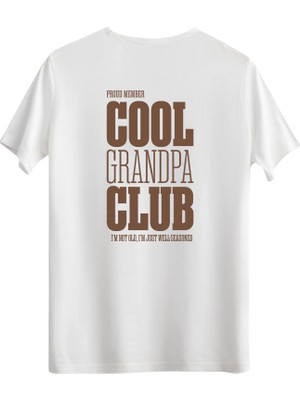 betterthanco Cool Grandpa Club Baskılı Bisiklet Yaka Regular T-Shirt