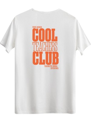 betterthanco Cool Teachers Club Baskılı Bisiklet Yaka Regular T-Shirt