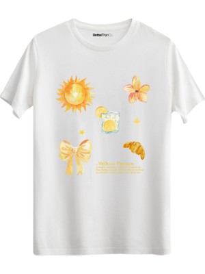 betterthanco Yellow Person Baskılı Bisiklet Yaka Regular T-Shirt