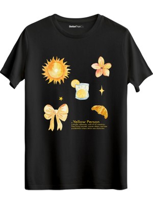 betterthanco Yellow Person Baskılı Bisiklet Yaka Regular T-Shirt