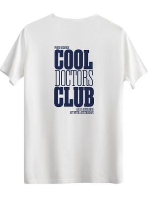 betterthanco Cool Doctors Club Baskılı Bisiklet Yaka Regular T-Shirt