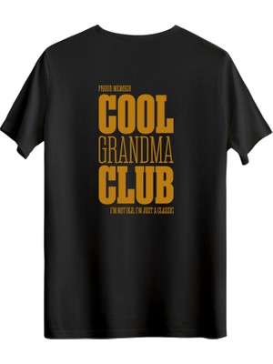 betterthanco Cool Grandma Club Baskılı Bisiklet Yaka Oversize T-Shirt