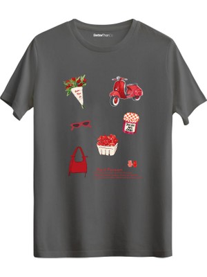 betterthanco Red Person Baskılı Bisiklet Yaka Regular T-Shirt