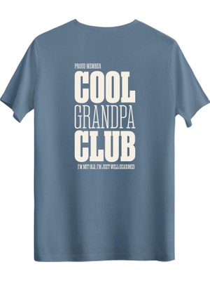 betterthanco Cool Grandpa Club Baskılı Bisiklet Yaka Regular T-Shirt