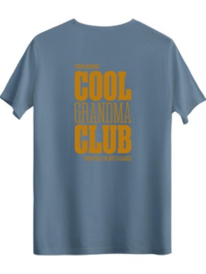 betterthanco Cool Grandma Club Baskılı Bisiklet Yaka Oversize T-Shirt