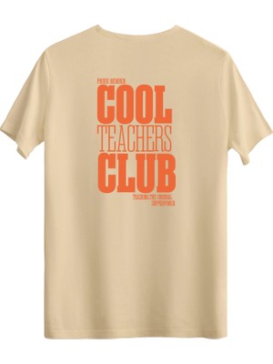 betterthanco Cool Teachers Club Baskılı Bisiklet Yaka Regular T-Shirt